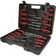 KS Tools Csavarhúzó készlet, lapos+PH+PZ+TX+BIT, kétk.nyél 39 részes 7FL+5PH+4PZ+TXBit, Műanyag dobozban ERGOTORQUEplus
