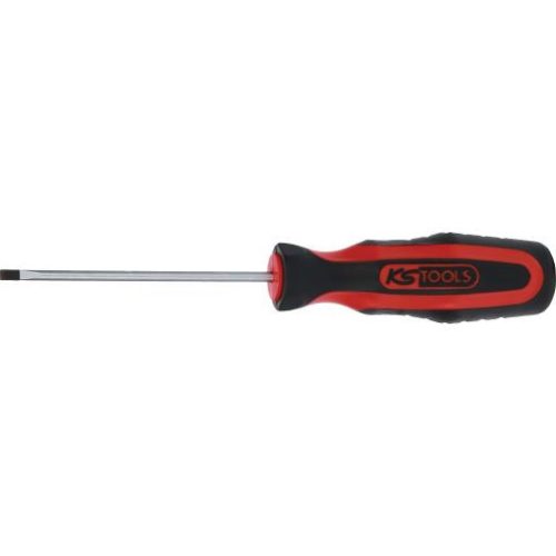 KS Tools Csavarhúzó lapos, kétkomponensű nyél 100x 4,0x 0,8 Bliszteres kivitel