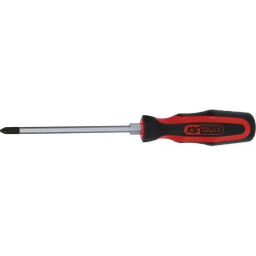 KS Tools Csavarhúzó kereszthornyos, PH, kétk.nyél PH 2 x 125,  HEX