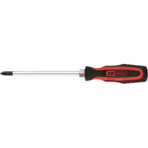 KS Tools Csavarhúzó kereszthornyos, PH, kétk.nyél PH 2 x 150, HEX