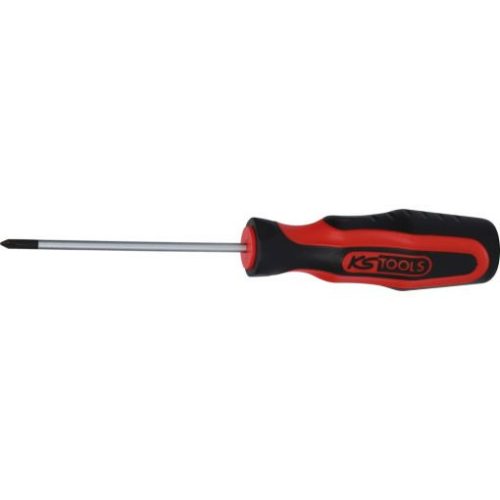 KS Tools Csavarhúzó kereszthornyos, PH, kétk.nyél PH 0 x  75
