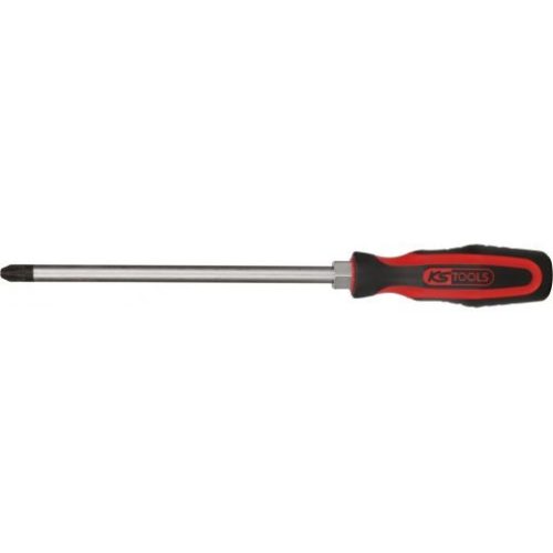 KS Tools Csavarhúzó kereszthornyos, PH, kétk.nyél PH 4 x 200,  HEX