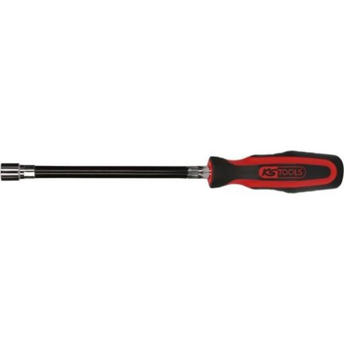 KS Tools Nyeles dugókulcs, flexibilis, csavarhúzó nyél 10,0 x 170/279 mm