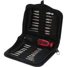   KS Tools Bit készlet, 1/4", 75mm-es, kézi gyorsváltós bef. 17 részes FL+SW+PH+PZ+TXBO