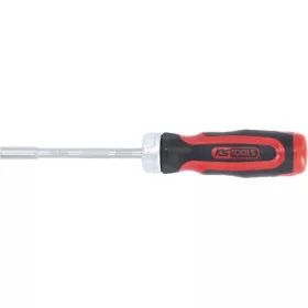   KS Tools Bit készlet, 1/4", csavarhúzó nyélben, racsnis L/R 12 részes 3FL+3PH+3TX+3SW, Z=36/10°