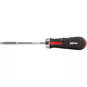   KS Tools Bit készlet, 1/4", csavarhúzó nyélben, racsnis 6 részes 2PZ+2FL+2PH