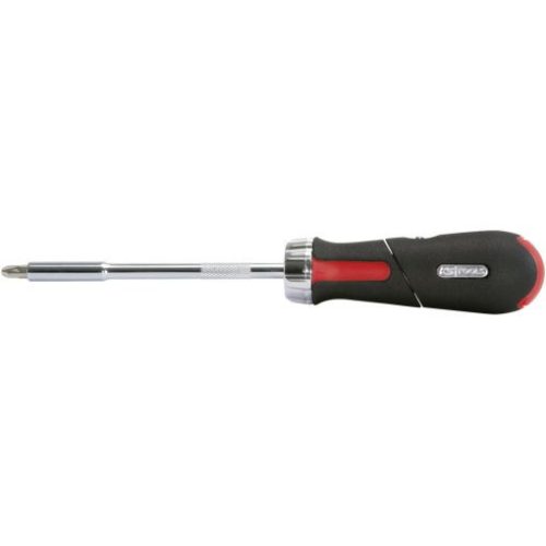 KS Tools Bit készlet, 1/4", csavarhúzó nyélben, racsnis 6 részes 2PZ+2FL+2PH