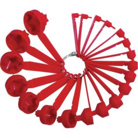   KS Tools TORX kulcs ellenőrző készlet E1-E32/T5-T80 20 részes