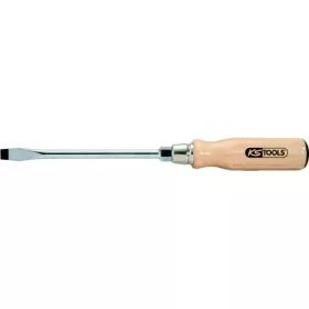 KS Tools Csavarhúzó lapos, fanyelű, üthető 75x 3,5x 0,6