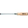 KS Tools Csavarhúzó lapos, fanyelű, üthető 125x 7,0x 1,2