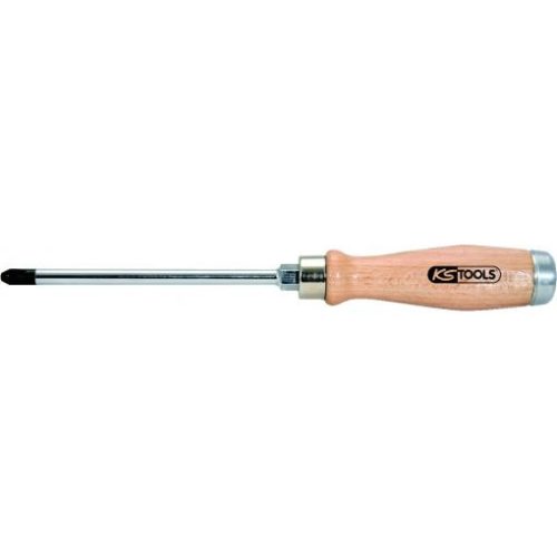 KS Tools Csavarhúzó kereszthornyos, PH, fanyelű, üthető PH 3 x 150