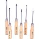 KS Tools Csavarhúzó készlet, lapos + PH, fa nyél ( gépi ) 6 részes 4FL+2PH