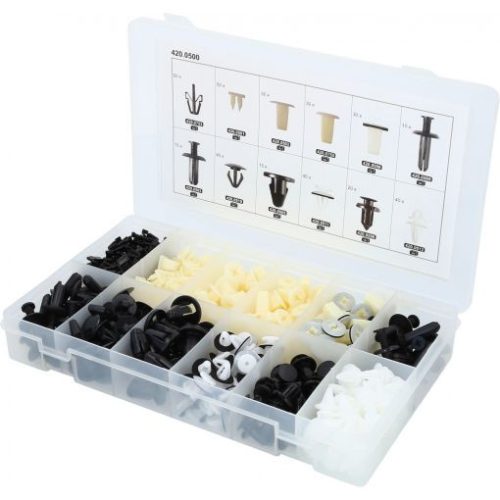 KS Tools rögzítő patent készlet 370 részes, Mitsubishi