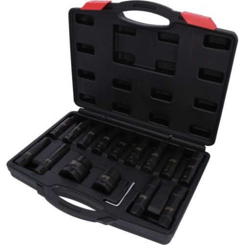 KS Tools Rátűzőkulcs készlet 3/4"-1" gépi ( műa. koffer ) TX+SW+TX-E 16 részes