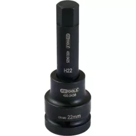   KS Tools Rátűzőkulcs 1" hatszög gépi, hosszú 17 mm L=145 mm