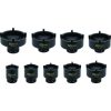 KS Tools Dugókulcs készlet, KM hornyos anyákhoz 1/2"-3/4" KM4-12 9 részes, csapos