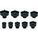 KS Tools Dugókulcs készlet, KM hornyos anyákhoz 1/2"-3/4" KM4-12 9 részes, csapos