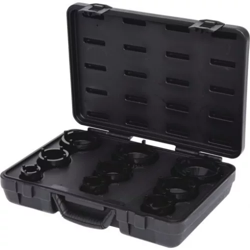 KS Tools Dugókulcs készlet, KM hornyos anyákhoz 1/2"-3/4" KM4-12 9 részes, csapos