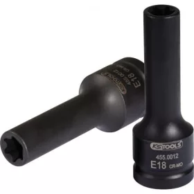   KS Tools Dugókulcs 3/4" TORX-E gépi, extra hosszú E18 L=110 mm