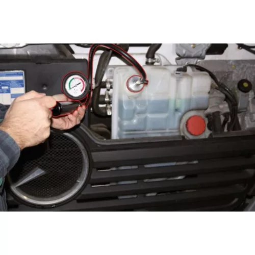 KS Tools Hűtőrendszer vizsgáló készlet TGK. DAF,MB,SCANIA-hoz