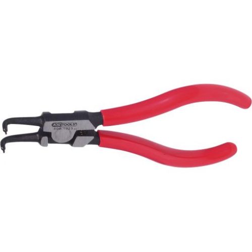 KS Tools Seegergyűrű fogó KH 90°-os, PVC nyél A11 130 mm, 10- 25 mm, polírozott fej