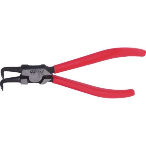 KS Tools Seegergyűrű fogó KH 90°-os, PVC nyél A21 160 mm, 19- 60 mm, polírozott fej