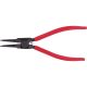 KS Tools Seegergyűrű fogó KE, polírozott fej, PVC nyél A 3 230 mm, 40-100 mm