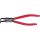 KS Tools Seegergyűrű fogó BH 90°-os, PVC nyél J31 230 mm, 40-100 mm, polírozott fej
