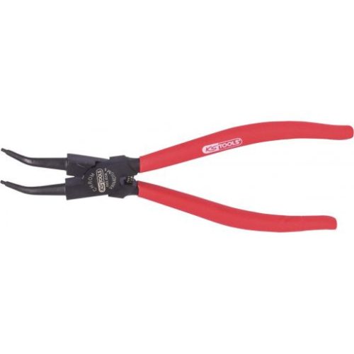 KS Tools Seegergyűrű fogó BH 45°-os, PVC nyél J31 240 mm, 2,3 mm, polírozott fej