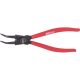 KS Tools Seegergyűrű fogó BH 45°-os, PVC nyél J31 240 mm, 2,3 mm, polírozott fej