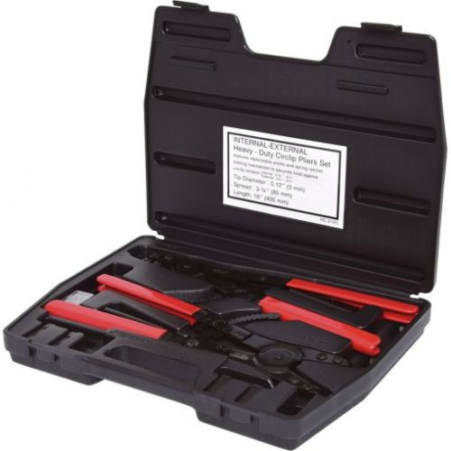 KS Tools Seegergyűrű fogó készlet K-BE, Műanyag dobozban 14 részes, K12-90/B18-76 45°/90°