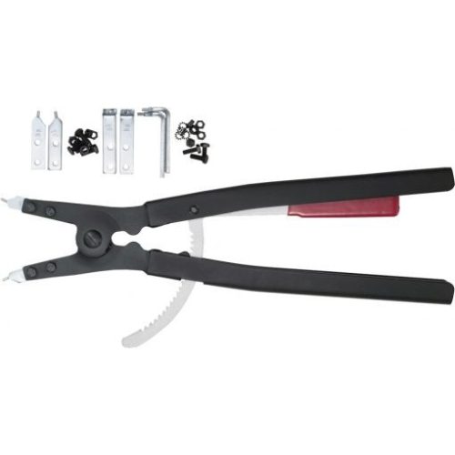KS Tools Seegergyűrű fogó KE+H, barnított A 5 540 mm,120-300 mm 0°+90°-os csúccsal