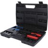 KS Tools Seegergyűrű fogó készlet K-BE, Műanyag dobozban 20 részes, K 40- 85/B60-100, cserélhető hegyek