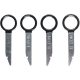 KS Tools Autórádió be- és kiszerelő VW/AUDI/Merci (Becker)