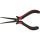KS Tools Elektronikai félkerekcsőrű fogó 160 mm, kétkomponensű nyél