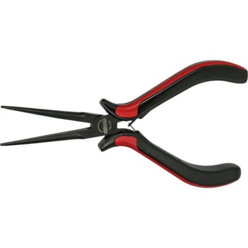 KS Tools Elektronikai félkerekcsőrű fogó 160 mm, kétkomponensű nyél