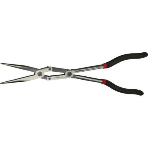 KS Tools Félkerekcsőrű fogó, extra hosszú, dupla áttételes 340 mm