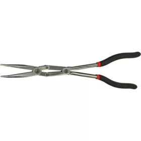   KS Tools Félkerekcsőrű fogó, extra hosszú, dupla áttételes 335 mm 45°-os