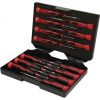 KS Tools Műszerész csavarhúzó készlet, lapos+PH+TX 14 részes 7TX+4FL+3PH