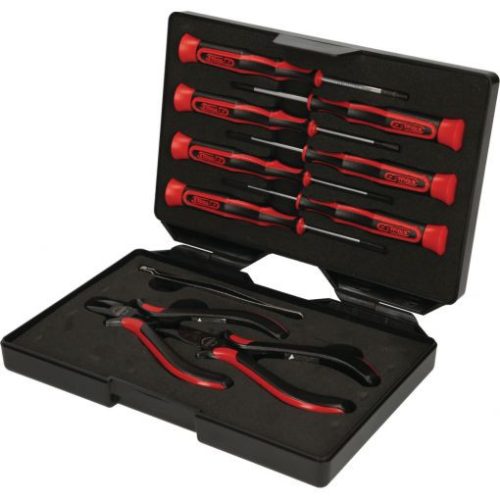 KS Tools Elektronikai fogó és csavarhúzó klt. 10 részes