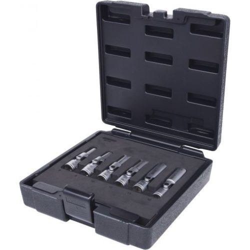 KS Tools Gyertyakulcs készlet, 3/8", ( Műanyag koffer ) 6 részes,  8-9-10-12-14-16