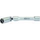 KS Tools Gyertyakulcs 3/8", hosszú, csuklós 8 x150 mm