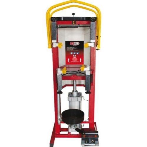 KS Tools Pneumatikus, álló rugófeszítő, adapterlemezzel max. nyomóero 1200 kg, 10bar