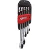 KS Tools Csillag-villáskulcs racsnis készlet ( műanyag kofferben ) 8-19 mm  5 Részes