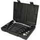 KS Tools Csillag-villáskulcs racsnis készlet ( műanyag kofferben ) 8-19 mm 10 részes + adapter