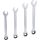 KS Tools Csillag-villáskulcs racsnis készlet ( műa. doboz ) 24-32 mm  4 részes
