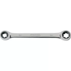 KS Tools Csillagkulcs egyenes, racsnis, TORX-E E 6x E 8