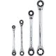 KS Tools Csillagkulcs készlet, racsnis, TORX-E E 6-E24  4 részes, Z=72, 5°-os