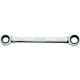 KS Tools Csillagkulcs racsnis egyenes, collos AF 11/16"x3/4", Z=72, 5°-os