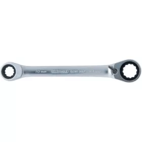   KS Tools Csillagkulcs racsnis hajlított, irányváltós 8x 9 mm, Z=72, 5°-os